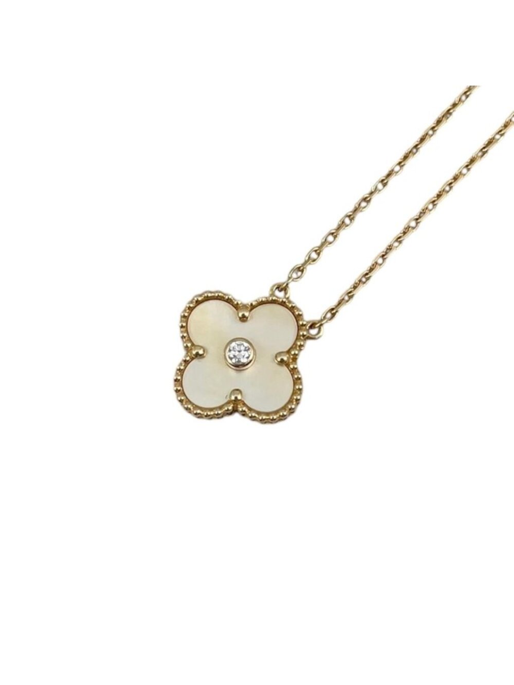 Van Cleef & Arpels Necklace Vintage Alhambra Pendant Limited Edition Yellow